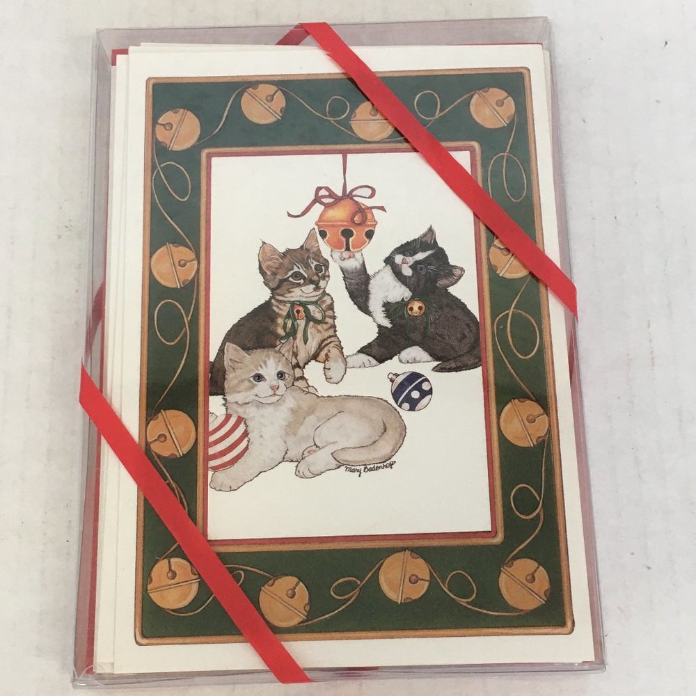holiday greeting cards The tinker bells 3 kittens
